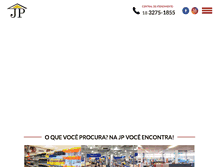 Tablet Screenshot of jpconstrucao.com.br